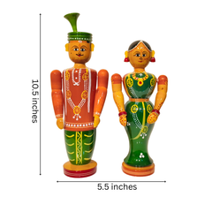 Divine Togetherness – Etikoppaka Lacquerware Wedding Pair