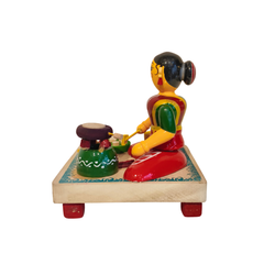 Etikoppaka Wooden Grinding Tales of Tradition