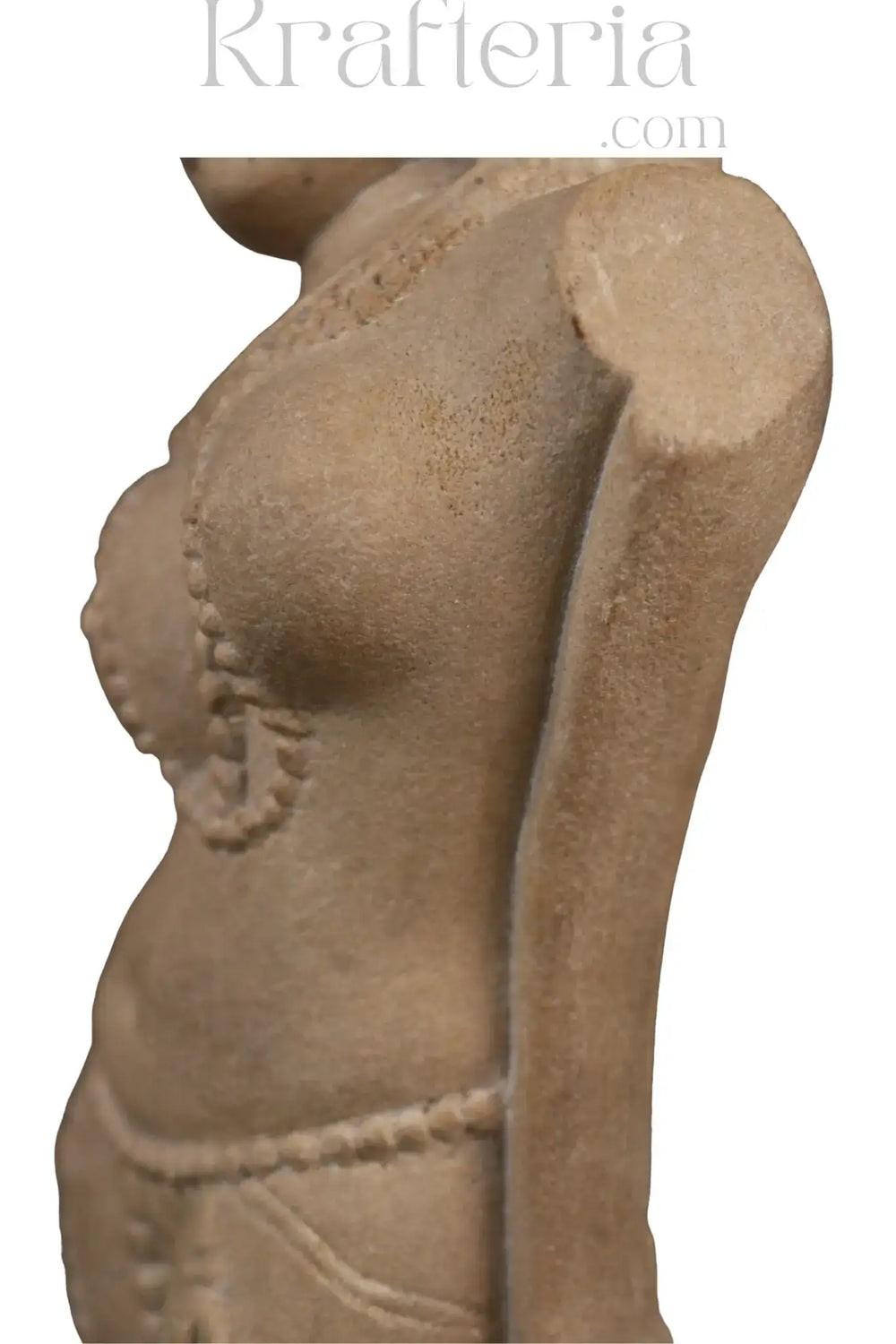 Celestial Beauty - A Carved Sandstone Wall Plaque Sand Stone