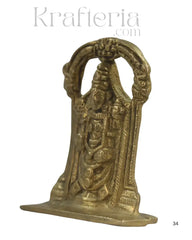 Brass Venkateswara Swamy Idol – The Lord of Tirumala Brass Ware