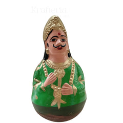 Bobblehead Dolls for Golu – Classic South Indian Thalaiyatti Bommai Alagu Sundaram