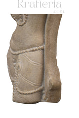 Celestial Beauty - A Carved Sandstone Wall Plaque