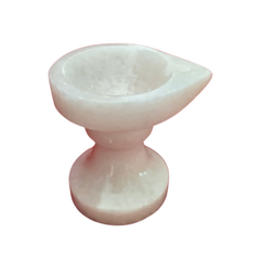 Handcrafted Marble Deepam/DIyas-Perfect for Puja & Home Decor Marble Soft Stone