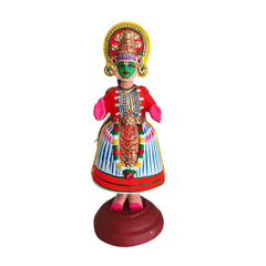 Theatrical Elegance – Kondapalli Wooden Kathakali Doll
