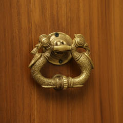 Elegant Brass Peacock Door Pull Handle - Traditional Cabinet Hardware