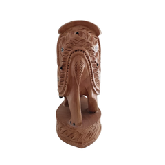Intricately Hand-Carved Wooden Camel | Rustic Home Decor Piece