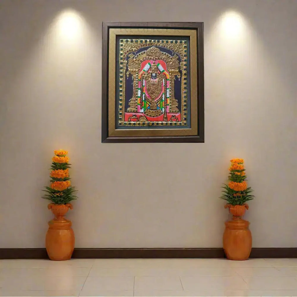 Balaji The Lord of Thanjavur Art Paintings