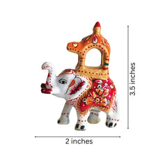 Hand-Painted Ambari – Intricate Decorative Artwork Metal Decorative