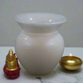 Handcrafted Marble Lota – Traditional Indian Water Vessel