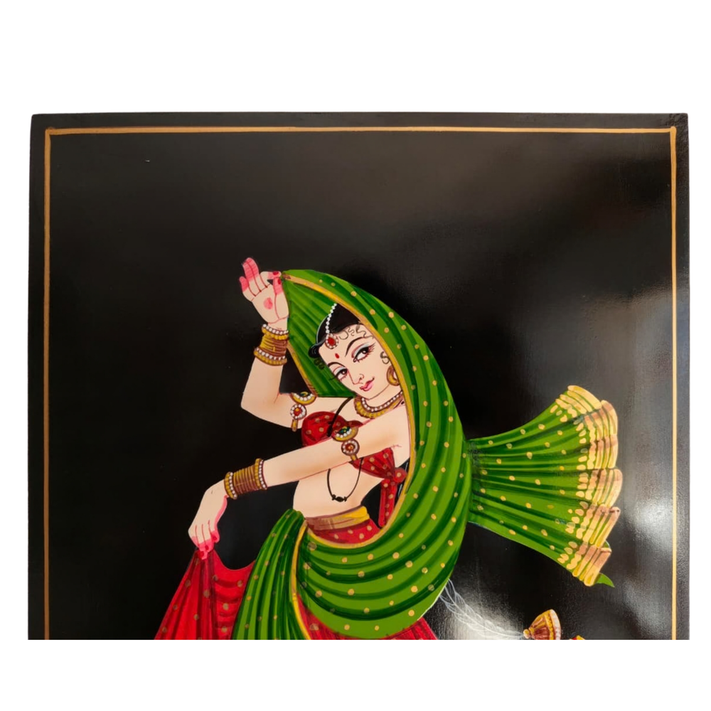 Fine Nirmal art depicting classical dancer