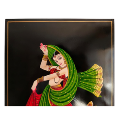Fine Nirmal art depicting classical dancer