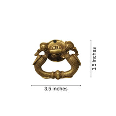 Elegant Brass Peacock Door Pull Handle - Traditional Cabinet Hardware Brass Ware