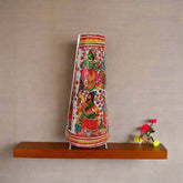 Divine Dashavatara Floral Leather Puppetry Lamp Leather Paintings