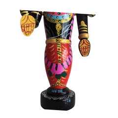Divine Radiance of Lord Balaji Etikoppaka Wooden Idol Lacquerware Etikoppaka Lacquerware