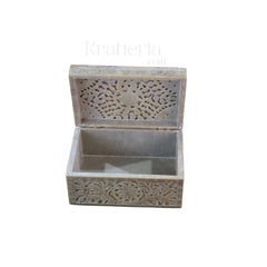 Jewellery Box with Jali Carving – Artisan Indian Handicraft Bachcha Lal
