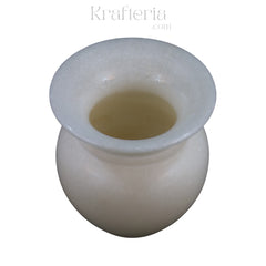 Handcrafted Marble Lota – Traditional Indian Water Vessel Marble Soft Stone