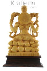 Beautiful God Shiva Wood Statue – Spiritual Wooden Masterpiece