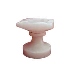 Handcrafted Marble Deepam/DIyas-Perfect for Puja & Home Decor Marble Soft Stone