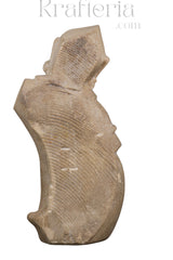 Celestial Beauty - A Carved Sandstone Wall Plaque