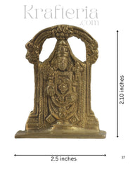 Brass Venkateswara Swamy Idol – The Lord of Tirumala