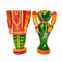 Divine Togetherness – Etikoppaka Lacquerware Wedding Pair