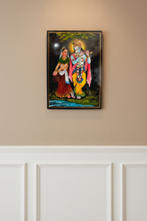 Moonlit Vrindavan Radha Krishna