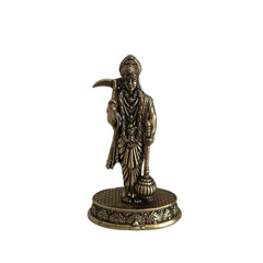 Exquisite Brass Idol of Lord Hanuman with Gada Brass Ware