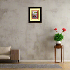 Mughal Miniature Painting - A Queen with Her Falcon and Attendant