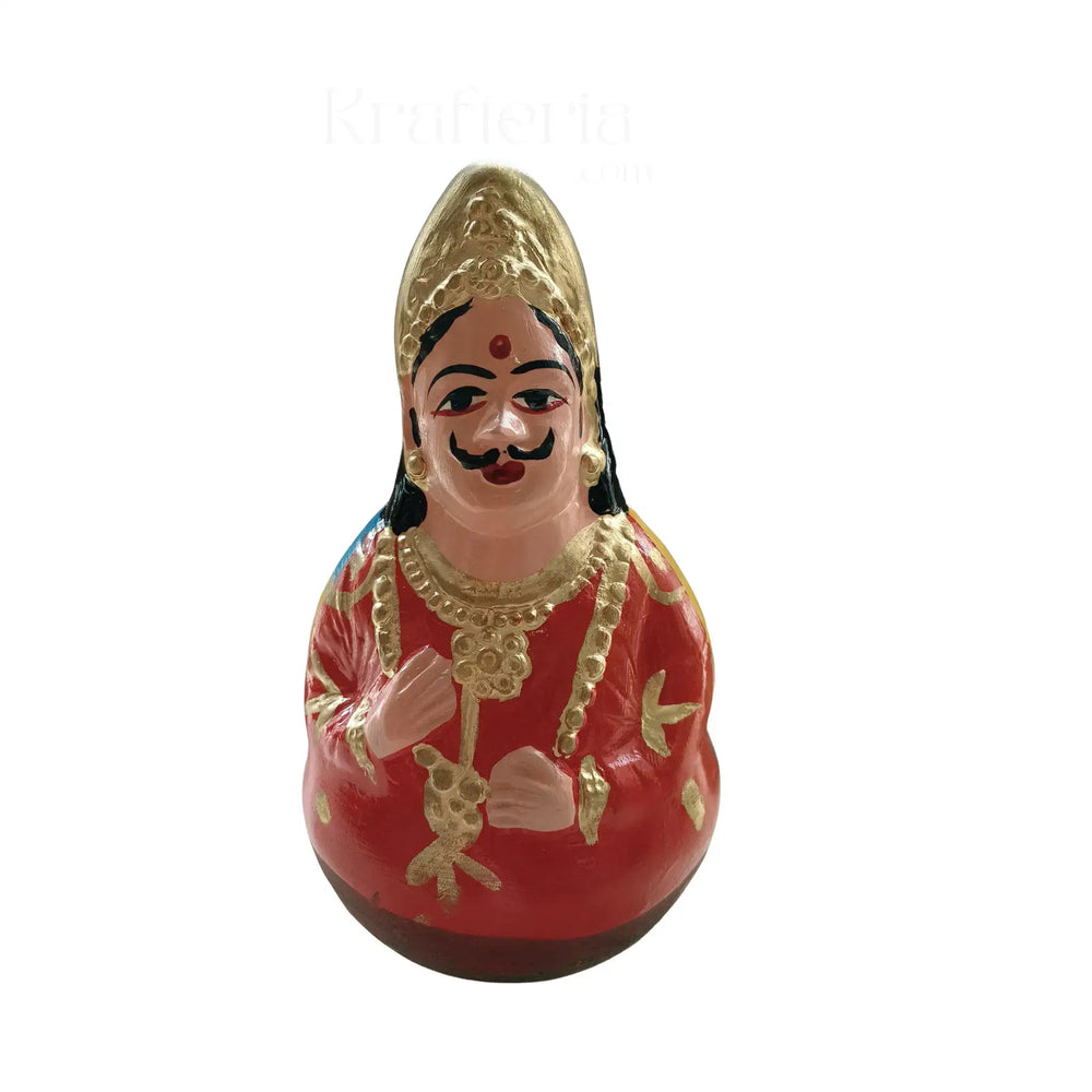Bobblehead Dolls for Golu – Classic South Indian Thalaiyatti Bommai Alagu Sundaram