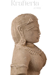 Divine Feminine Sandstone Sculpture - A Symbol of Grace & Beauty