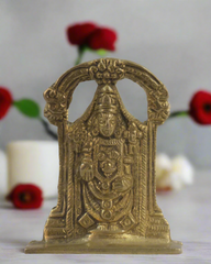 Brass Venkateswara Swamy Idol – The Lord of Tirumala