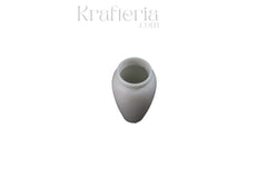 Natural Marble Flower Vase in Pure White Finish Marble Soft Stone