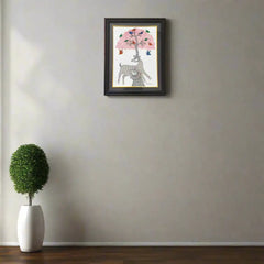 Harmony of Nature – Gond Painting of Deer and Tree of Life Paintings