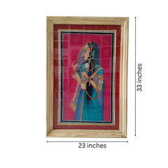 Glimpse of the Princess Miniature Art Paintings