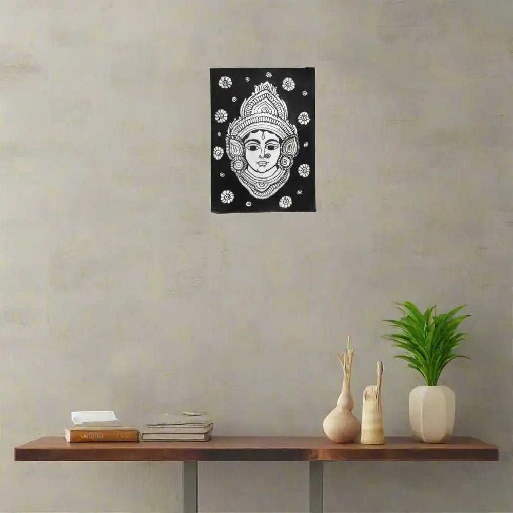 Mystic Divinity on Leather Art Leather Paintings