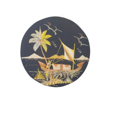 Kerala Backwaters - A Houseboat at Sunset