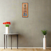 Royal Elegance on a Floral Path Leather Art