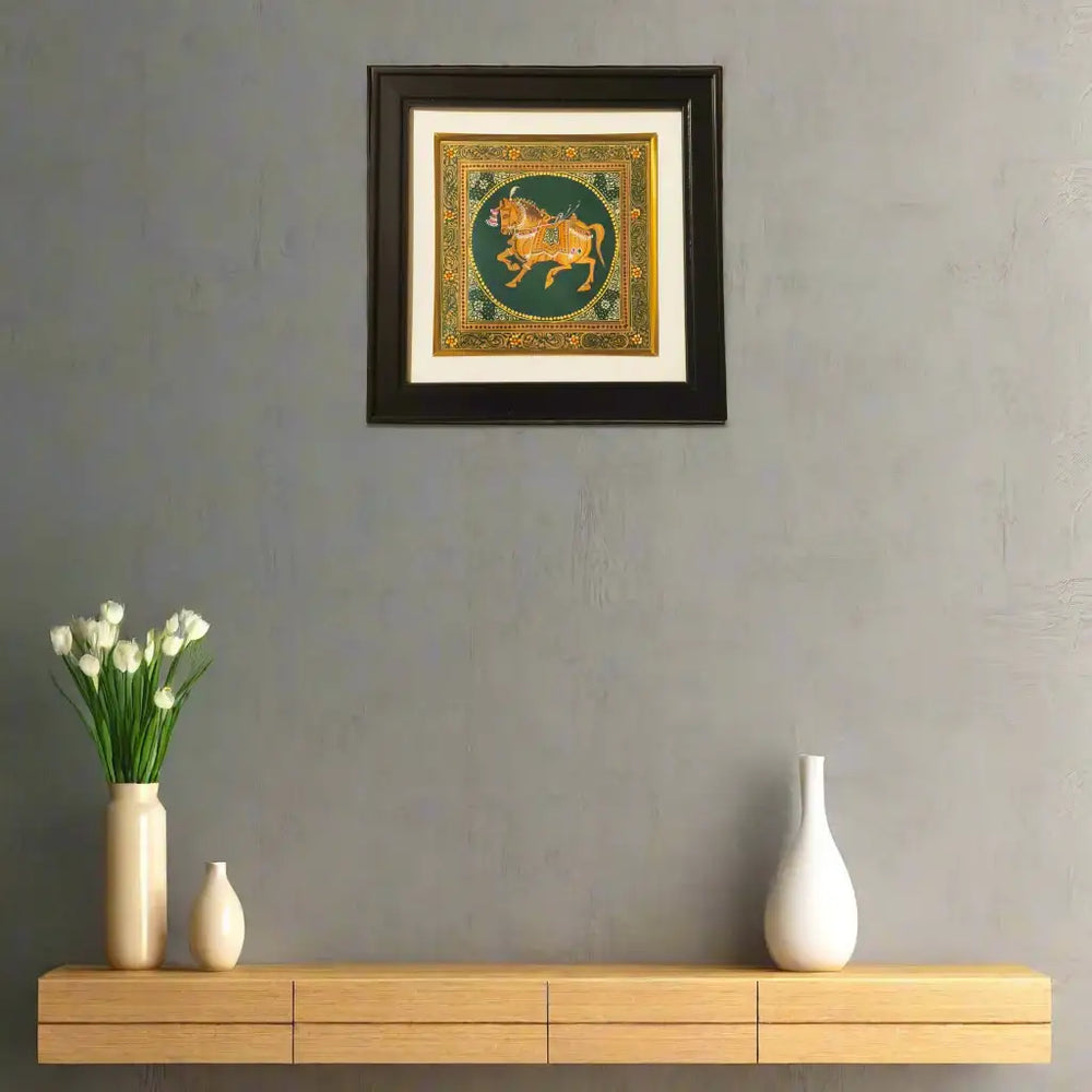 Divine Stallion - A Miniature Masterpiece Paintings