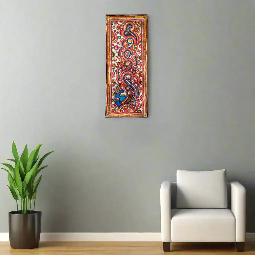 Peacock's Mandala Serenade Leather Art Leather Paintings