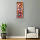 Peacock's Mandala Serenade Leather Art Leather Paintings