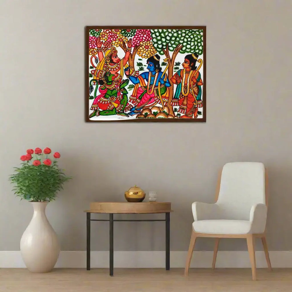 The Enchanted Forest Abode Leather Paintings