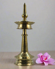 Brass Oil Lamp Stand – Ideal for Home Temple and Ceremonies
