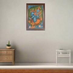 Little Krishna – Kerala Mural Masterpiece