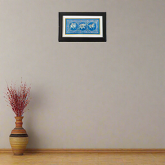 The Royal Procession - A Monochrome Miniature Painting