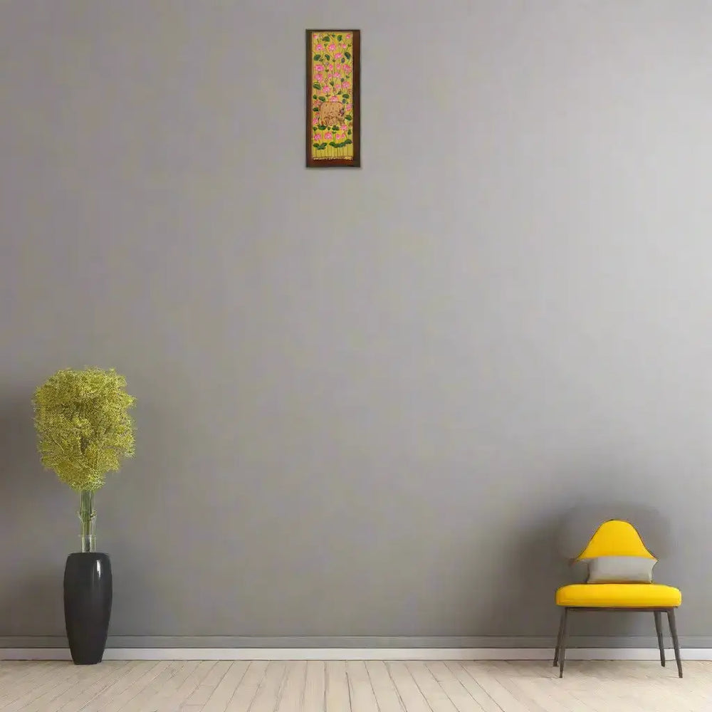 Pichwai Kamadhenu Blessings Painting Paintings