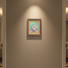 Mysore Saraswathi Painting | 22KT Gold Leaf