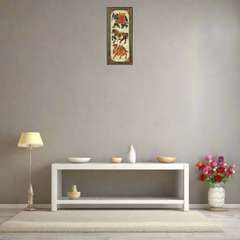 Traditional Animal Art With Ornate Borders Miniature Painting