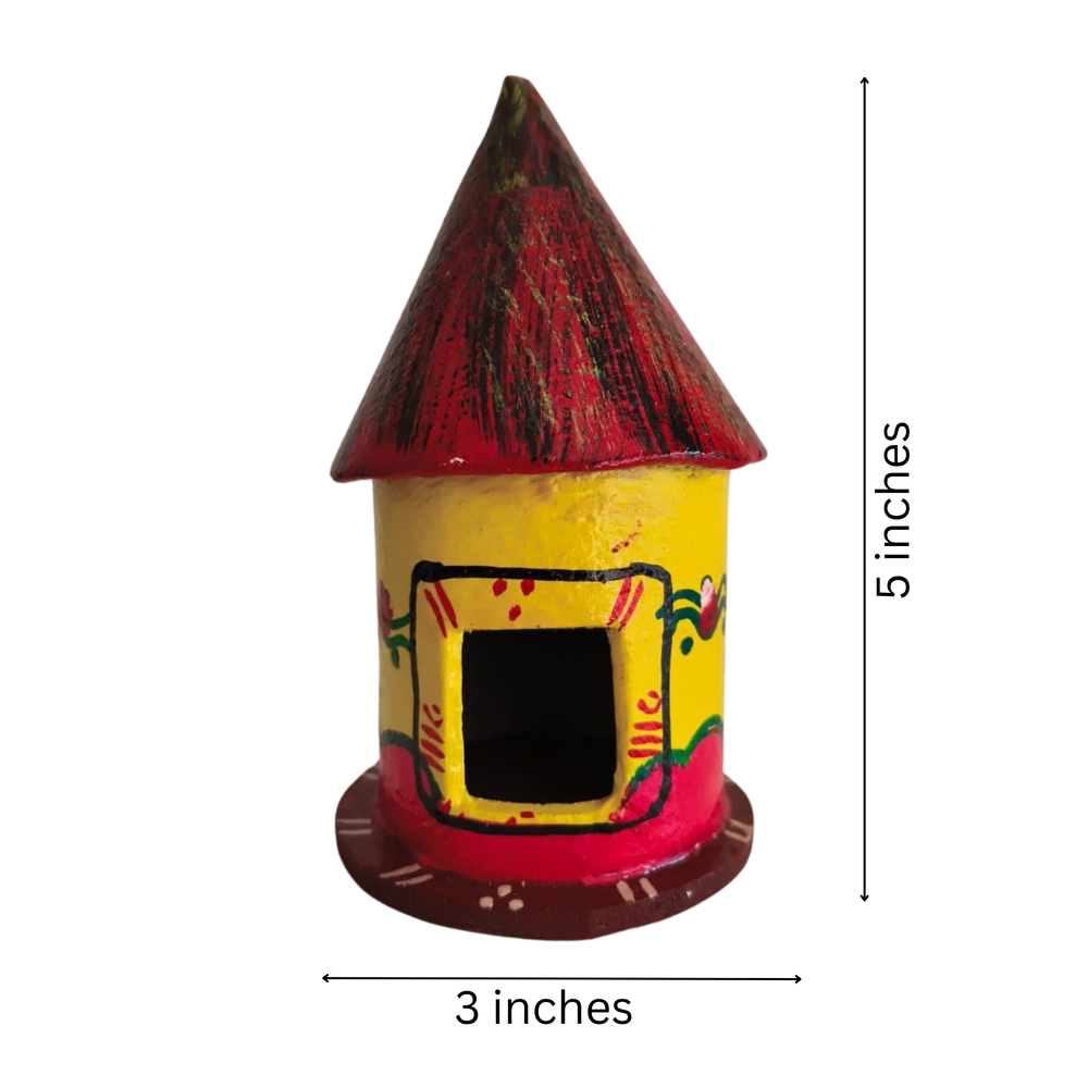 Rustic Charm - Handcrafted Kondapalli Village Hut Kondapalli Lacquerware