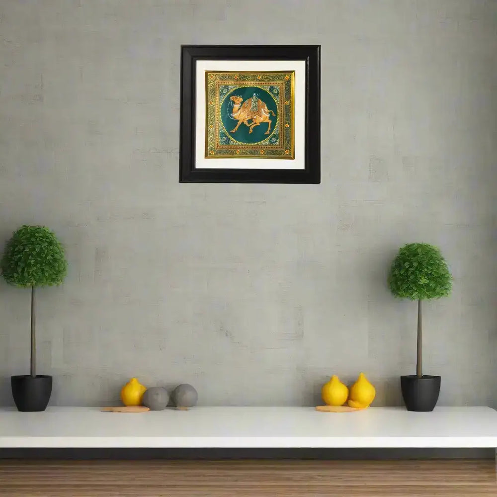The Royal Camel - A Rajasthani Miniature Paintings