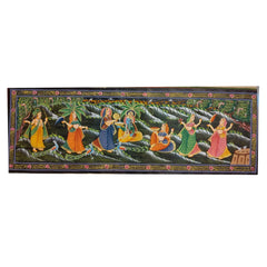 Krishna Adorned by the Gopis - A Miniature Celebration of Devotion Paintings